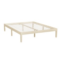 Artiss Bruno Double Size Bed Frame - Solid Pinewood Base, Sturdy Timber Platform with Wooden Slats, Easy Assembly