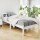 Artiss Sofie King Single Bed Frame, Pine Wood, White - Solid, Eco-Friendly, Sturdy Design with Reinforced Support