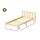 Artiss Wooden Bed Frame Single Size Oak SOFIE - Rustic Pine, 198x98cm, Sturdy, Spacious, Non-Toxic Finish