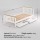 Artiss Single Bed Frame Wooden Platform with 2 Storage Drawers, Pine Wood, White, Sturdy for Kids or Adults
