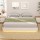 Artiss DAYGLOW Double Bed Frame 16‑Colour LED Wooden Platform 28 Slats Low Profile 300kg Capacity White