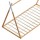 Artiss Wooden Kids House Bed Frame Single Size Oak ENID, Solid Pine, Non-Toxic, Fits Australian Mattress, 150kg Capacity