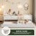 Artiss Single Pine Bed Frame with Pull Out Trundle White Fits Standard Australian Single Mattress 196x98cm
