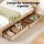 Artiss 2pcs Under Bed Storage Drawers Wooden Rolling Drawers Rustic Brown for King Single Queen Beds