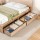 Artiss 2 Pack Under Bed Storage Drawers Wooden Rolling Drawers Rustic Brown 93.5 x 40 x 19 cm Storage