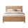 Artiss Walnut Single Wooden Bed Frame Pine Plywood Particle Wood 14 Slats 7 Legs Sturdy Support Fit Single Mattress