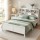 Artiss Conqueror Queen Bed Frame White Solid Pine Headboard Storage Hinged Shelf Plywood Slats Reinforced