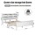 Artiss Conqueror Queen Bed Frame White Solid Pine Headboard Storage Hinged Shelf Plywood Slats Reinforced