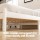 Artiss Sofie Queen Bed Frame Solid Pine Wooden Platform with 2 Trundle Drawers White Plywood Slats Headboard