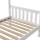 Artiss Kids Single House Bed Frame White – Solid Timber, Montessori Floor Bed with Storage, Pine Wood, 196x96x150cm