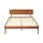 Artiss Queen Size Walnut Bed Frame with Pinewood Construction, Sturdy Slats, Easy Assembly, and Modern Design