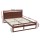 Artiss Queen Bed Frame, Pinewood, Walnut, 211x166x93cm, Rustic Design, Easy Assembly, Fits Australian Mattress