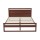Artiss Queen Bed Frame, Pinewood, Walnut, 211x166x93cm, Rustic Design, Easy Assembly, Fits Australian Mattress