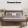 Artiss Queen Bed Frame, Pinewood, Walnut, 211x166x93cm, Rustic Design, Easy Assembly, Fits Australian Mattress