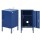 ArtissIn Artiss Bedside Table Metal Cabinet, Cold Rolled Steel, 38x40x69cm, Midnight Blue, Modern Storage Locker