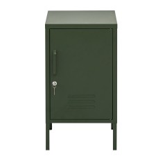 ArtissIn Artiss Bedside Table Metal Cabinet, Cold Rolled Steel, Green, 38x40x69cm - Stylish Storage Solution