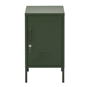ArtissIn Artiss Bedside Table Metal Cabinet, Cold Rolled Steel, Green, 38x40x69cm - Stylish Storage Solution