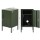 ArtissIn Artiss Bedside Table Metal Cabinet, Cold Rolled Steel, Green, 38x40x69cm - Stylish Storage Solution