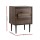 Artiss Bedside Table Nightstand, E1 Particleboard & Metal, Walnut, 45x40x62.5cm, 2 Drawers, Stylish & Functional