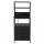 Artiss Tall Bedside Table with RGB LED Lighting Built in Charging Station 2 USB 2 AC Foldable Drawers