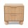 Artiss Rattan Bedside Table with 2 Drawers, Pine Finish, MDF & E1 Particle Board, 50x40x50cm, Easy-Clean & Assemble