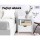 Artiss FARA White Bedside Table with 1 Drawer & Shelf, 15mm LDF Board, Solid Construction, Easy Clean, 37x34x45cm