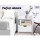 Artiss 2X FARA Bedside Table 1 Drawer with Shelf, 15mm LDF Board, White, Rounded Corners, 37x34x45cm,