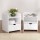 Artiss 2X FARA Bedside Table 1 Drawer with Shelf, 15mm LDF Board, White, Rounded Corners, 37x34x45cm,