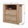 Artiss TARA Oak Bedside Table - 2 Drawers, Shelf, Sturdy Design, Anti-Scratch, Easy Assembly for Modern Homes