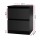 Artiss Pepe Bedside Table Black - 2 Drawers, 15mm Particle Board, Modern Handle-less Design, 40x39.5x50cm, Easy Assembly
