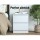 Artiss Pepe 2x Bedside Tables, 2 Drawers, 15mm Particle Board, Handle-less Design, 40x39.5x50cm, White