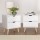 Artiss Boden 2X Bedside Tables, 2 Drawers, Scandinavian Style, 15mm Particle Board, 40x30x50cm, White Finish