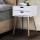 Artiss Bedside Table, Particle Board, White, 40x30x60cm - Scandinavian Style, 2 Drawers, Easy Assembly