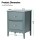 Artiss Green Bedside Table with 2 Drawers - MDF, 40x30x50cm, Easy-Clean, Anti-Tip, Ideal for Bedroom & Living Spaces
