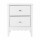 Artiss White Bedside Table with 2 Drawers, MDF Material, 40x30x50cm, Easy Clean, Anti-Tip Kit, Ideal for Bedrooms