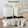 Artiss White Bedside Table with 2 Drawers, MDF Material, 40x30x50cm, Easy Clean, Anti-Tip Kit, Ideal for Bedrooms
