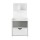 Artiss EVERMORE White Bedside Table - 1 Drawer, 4-Tier Shelf, E1 Particle Board, 36.5x30x75cm, Stylish & Durable