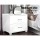 Artiss Bedside Table with 2 Drawers, MDF, High Gloss White, 59x40x51cm - Modern Design, Ample Storage, Easy Assembly