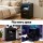 Artiss LED Bedside Table with Charging Station 2 Drawers RGB Lighting USB C AC Outlets Compact 40x35x60cm