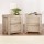 Artiss Maxi 2x Bedside Tables with 2 Drawers, Thick Pine Look, 48x39x53cm, Modern Storage Nightstands, Beige