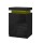 Artiss 2X Black LED Bedside Table with 3 Drawers, Lift-Up Storage, High-Gloss Finish, Customised 16-Colour Lighting