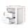 Artiss TARA White Bedside Table - 2 Drawers & Shelf, Modern Design, Ample Storage, Easy Assembly, Anti-Scratch Finish