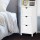 Artiss Bedside Table Bathroom Storage Cabinet 3 Drawers White, Solid Paulownia Wood, 30x30x64cm, Fully Assembled