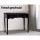 Artiss Console Table, Paulownia Wood & MDF, 91x40x80cm, Black - 3 Drawers, French Provincial Design, Vintage Charm
