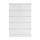 Artiss Chest of Drawers, 6-Drawer, High-Density Particle Board, White, 80x40x121cm, Contemporary Design, Durable Storage