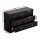 Artiss Black 7-Drawer Dresser Table - Stylish Chest with Metal Handles, Easy-Clean Finish, and High Weight Capacity