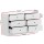Artiss Chest of Drawers, Particle Board, 120cm, White, 6 Drawers, Contemporary Design, Durable Storage Solution