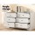 Artiss Chest of Drawers, Particle Board, 120cm, White, 6 Drawers, Contemporary Design, Durable Storage Solution