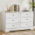 Artiss Chest of Drawers, Particle Board, 120cm, White, 6 Drawers, Contemporary Design, Durable Storage Solution