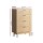 Artiss BRIONY Rattan 4-Drawer Tallboy Pine - Stylish Bohemian Storage Solution with Solid Wood Legs, Easy Assembly